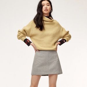 Wilfred wool skirt